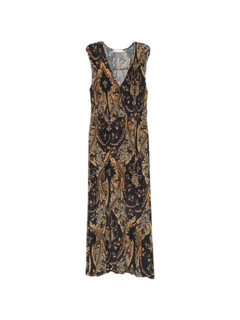 Ulla Johnson Ursula V paisley-print maxi dress Blue FA260817