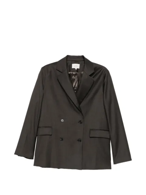 LouLou de Saison double-breasted blazer Brown DONAU