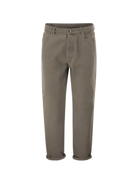 Brunello Cucinelli tapered five-pocket jeans Brown M237PO2090C7509