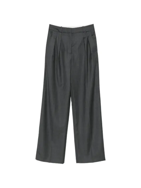 LouLou de Saison pleated wide-leg trousers Grey SBIRU