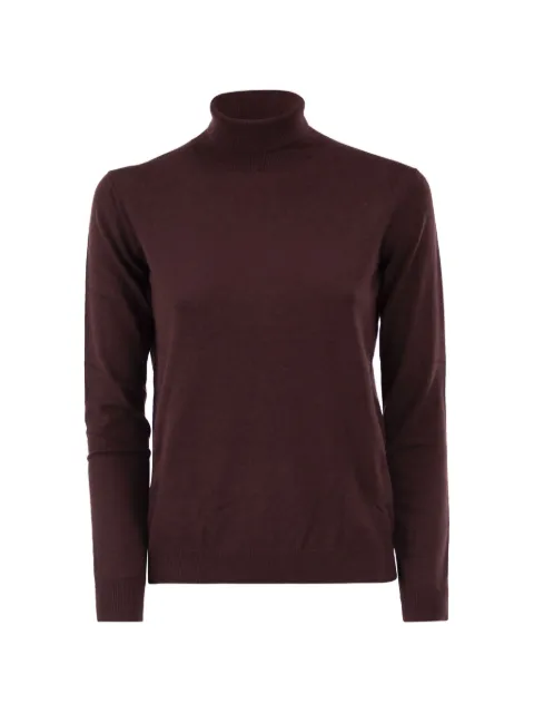 Weekend Max Mara satin-stitch turtleneck sweater Red 2625366092600