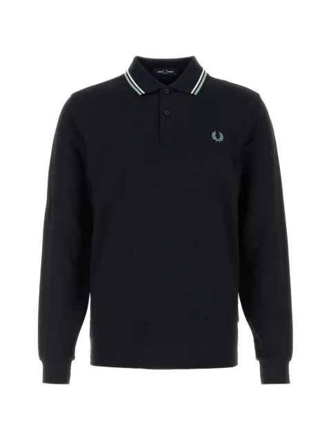 Fred Perry M3636 long-sleeve polo shirt Black M3636