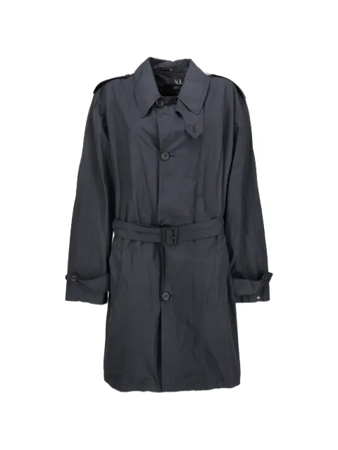 Stone Island belted trench coat Black RU2172621