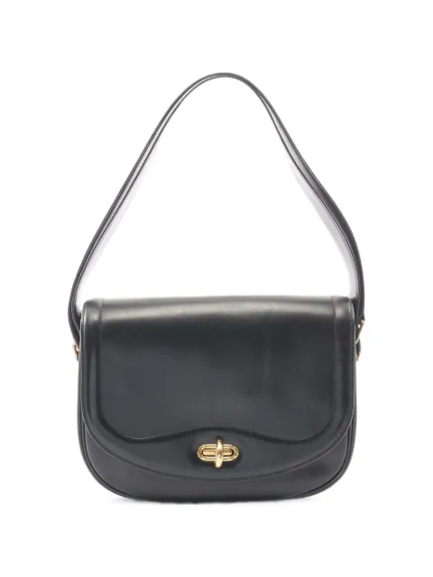 Hermès Pre-Owned 1973 Box Calf Moto handbag Black 5J4U3TF6SYUCNP13