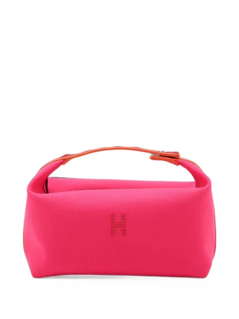Hermès Pre-Owned 2010-2026 Large Toile Bride A Brac Case vanity bag Pink L0RTDUQN9JR0UZ52
