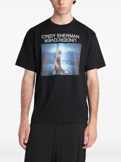Undercover Cindy Sherman graphic-print T-shirt Black UC2F48142