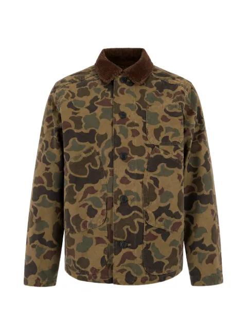 Filson camouflage-print corduroy-collar jacket Brown FMCPS0138W1031384