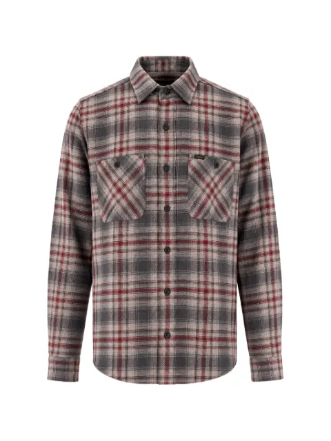 Filson Rangeland plaid-pattern button-up shirt Grey FMCAM0053