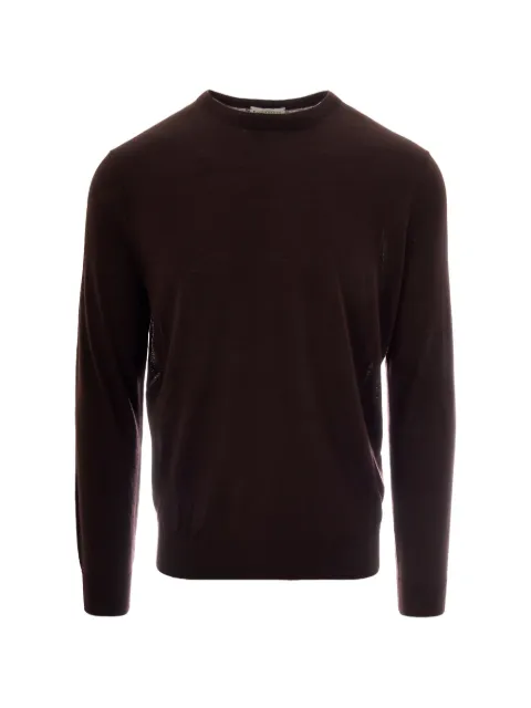 Ballantyne crew-neck wool sweater Brown B2P00016W02