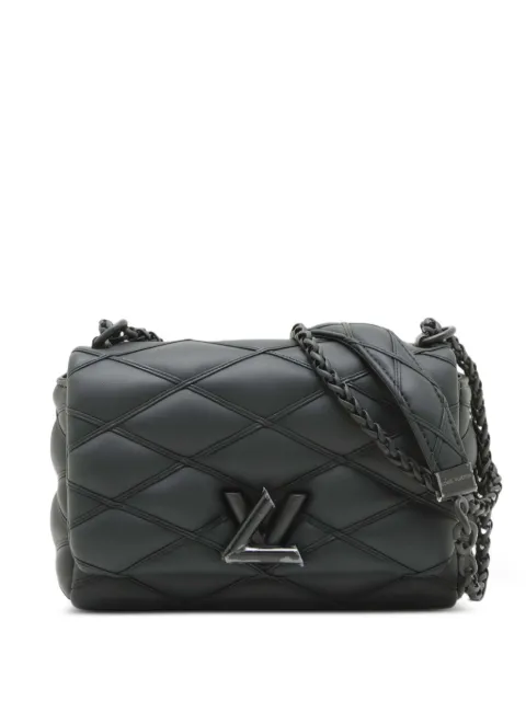 Louis Vuitton Pre-Owned 2010-2026 Lambskin Malletage GO 14 MM crossbody bag Black ODP8SA5MC0OB7MP9