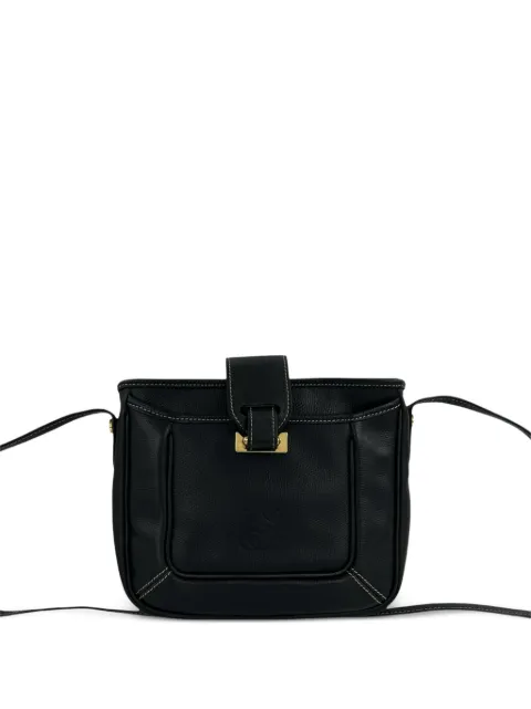 Loewe Pre-Owned 2010-2026 Leather Anagram crossbody bag Black OSZPCX2KM6J1C1SZ