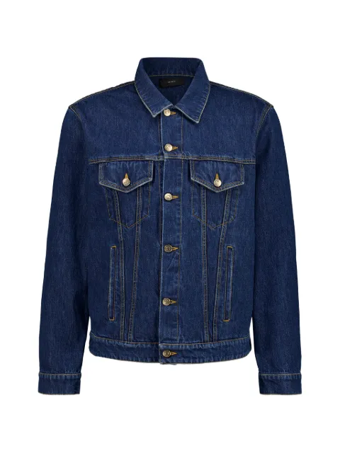 Alanui Hawaii embroidered denim jacket Blue LMYQ001E26DEN001