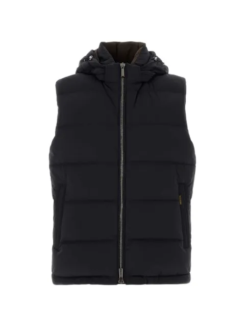 Moorer Rick quilted hooded jacket Blue RICKKN
