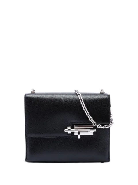 Hermès Pre-Owned 2018 Mini Chevre Mysore Verrou Chaine crossbody bag Black ASUNIDT55R4QF72R