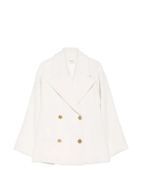 P.A.R.O.S.H. notch-lapel double-breasted coat Neutrals LEAK26D431855G
