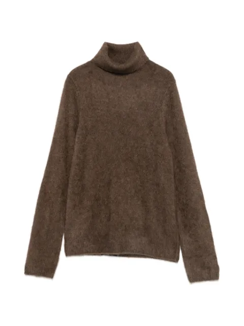 P.A.R.O.S.H. roll-neck knitted sweater Brown LYAKD512972