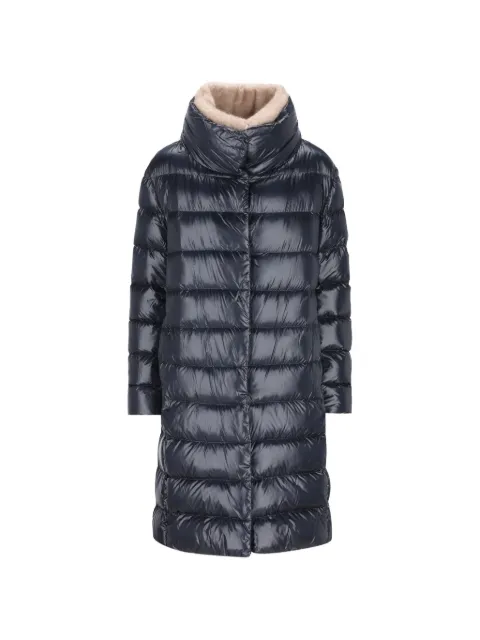 Herno long-sleeve quilted coat Blue PI002311D12017Z