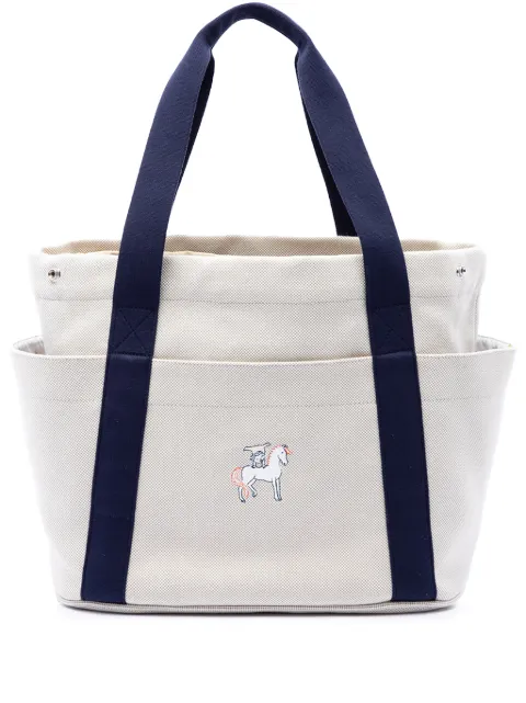 Hermès Pre-Owned 2010-2026 Toile Cabriole Nappy Bag tote bag White IT5ANO79WT9SEHHE