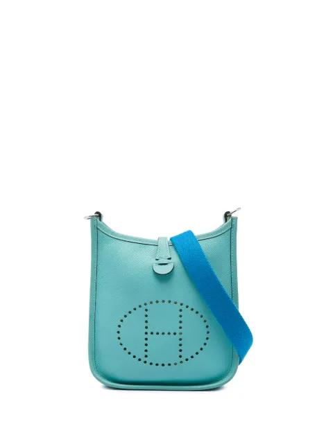 Hermès Pre-Owned 2017 Epsom Evelyne I 16 Amazone crossbody bag Blue R30BKZT05GSRV3ZX