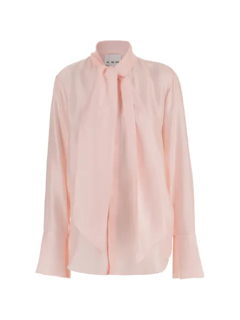 SA SU PHI pussy-bow long-sleeve shirt Pink W261100200
