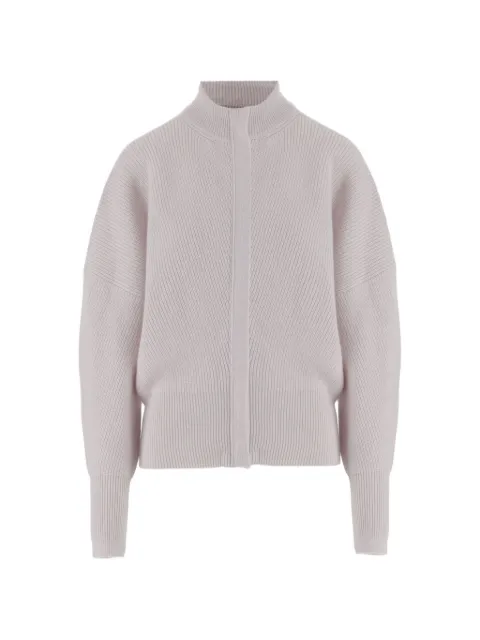 SA SU PHI long-sleeve ribbed-knit cardigan Neutrals W267220205