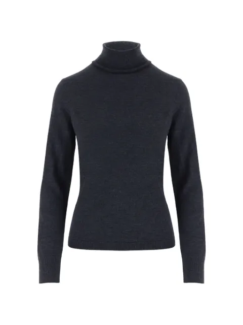Allude roll-neck wool sweater Black 26564012