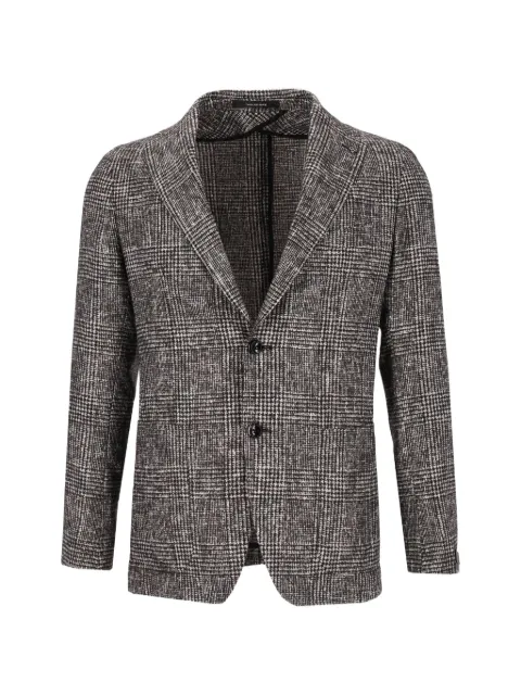 Tagliatore Montecarlo Prince of Wales check blazer Black 1SMC22K