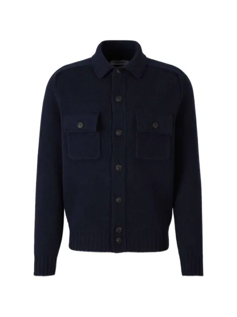Gran Sasso knitted flap-pocket cardigan Blue 1310925079