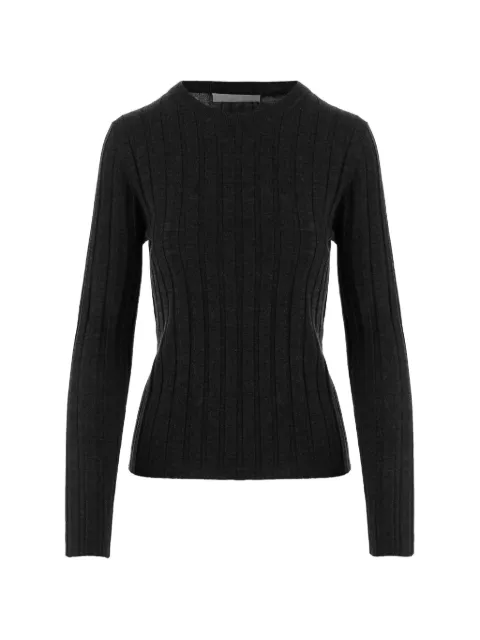 Allude ribbed fine-knit sweater Grey 26564021