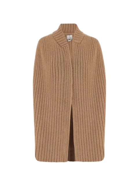 SA SU PHI ribbed-knit cashmere vest Brown W267330800