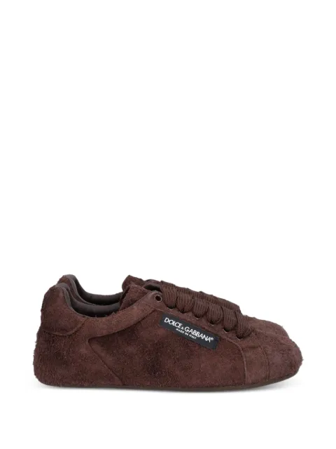 Dolce & Gabbana split leather Portofino Soft sneakers Brown CS2471A098187754