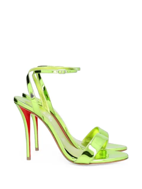 Christian Louboutin Miss Z metallic sandals Green 1260029