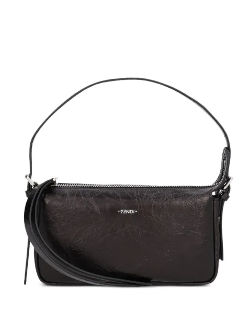 FENDI small Zip Top shoulder bag Black 8BS123