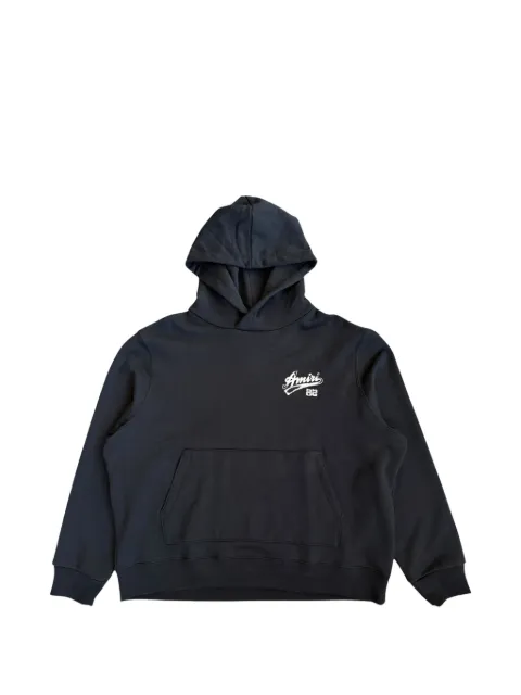 AMIRI distressed logo hoodie Black SS23MJG007