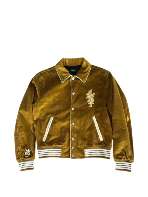 AMIRI corduroy logo-patch jacket Yellow PS24MOS037201