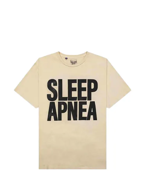 GALLERY DEPT. Sleep Apnea logo-print T-shirt Neutrals GD236