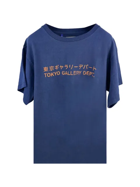 GALLERY DEPT. Tokyo glitter-logo T-shirt Blue GD241