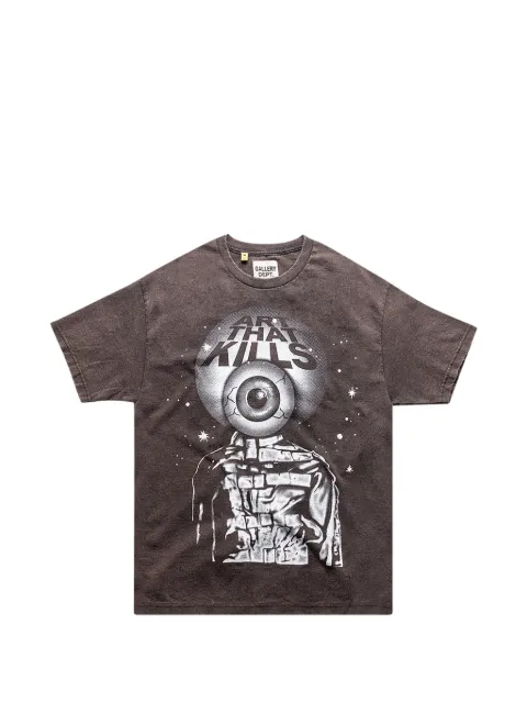 GALLERY DEPT. Art That Kills graphic-print T-shirt Brown GD226