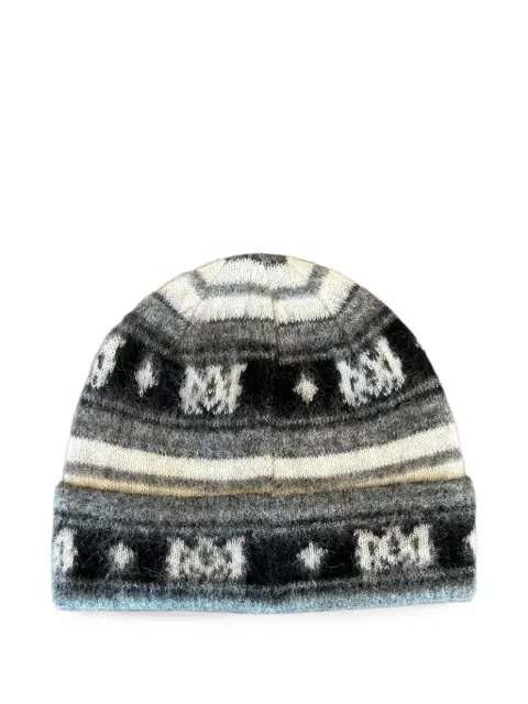 AMIRI MA Logo Skater beanie hat White AW23MAH005