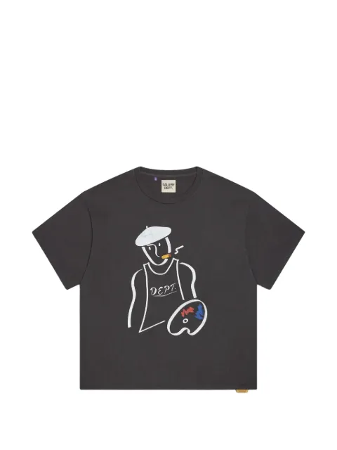 GALLERY DEPT. Palette glitter-logo T-shirt Black GD325