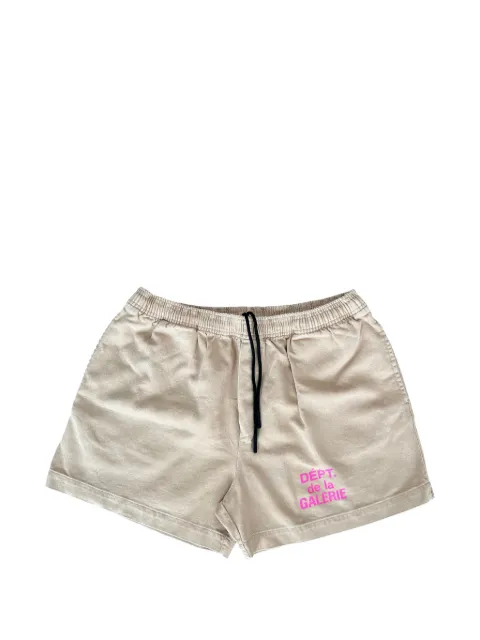 GALLERY DEPT. Zuma logo-print shorts Neutrals GD233