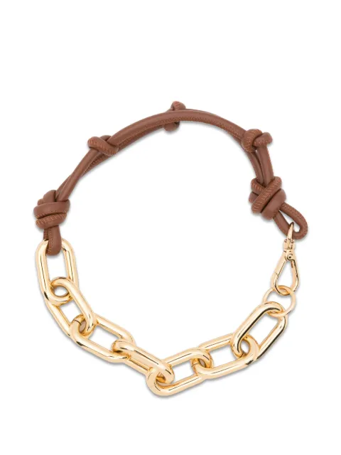 Plan C rope-link chunky-chain necklace Gold COCWG01AN3LV075