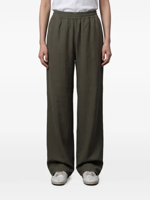 Golden Goose Journey's Britty textured trousers Green GWP02260P002587