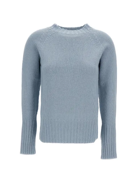 Drumohr jersey-knit raglan-sleeve sweater Blue L5M113TL416