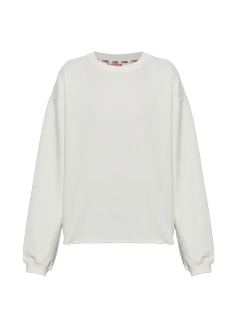 Diesel peached sweatshirt with raw hem White A227930SIBH