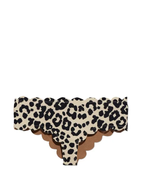 Marysia scalloped-edge Spring bikini bottoms Neutrals DSB0700