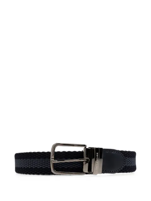 Paul & Shark woven logo-engraved belt Blue 143160060