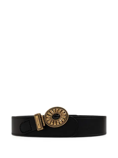 ETRO embellished-buckle leather belt Black WP3B0108AP12J