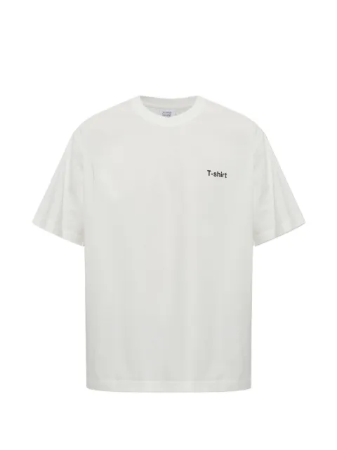 VETEMENTS slogan-print crew-neck T-shirt White MH27TR220W