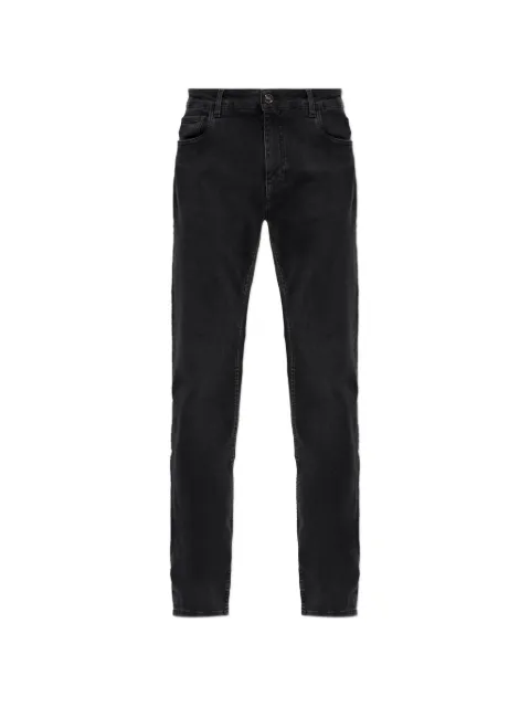 ETRO logo-embroidered jeans Black MRNB0004AD112